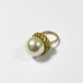 Vintage Costume Ring (Big Pearl)