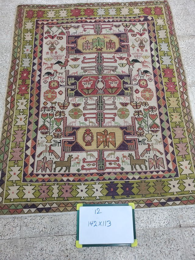 絨毯クエスト58【No.78】Tribal Rug トライバルラグ ※現在、こちらの商品はイランに置いてあります。ご希望の方は先ずは在庫のご確認をお願いします。