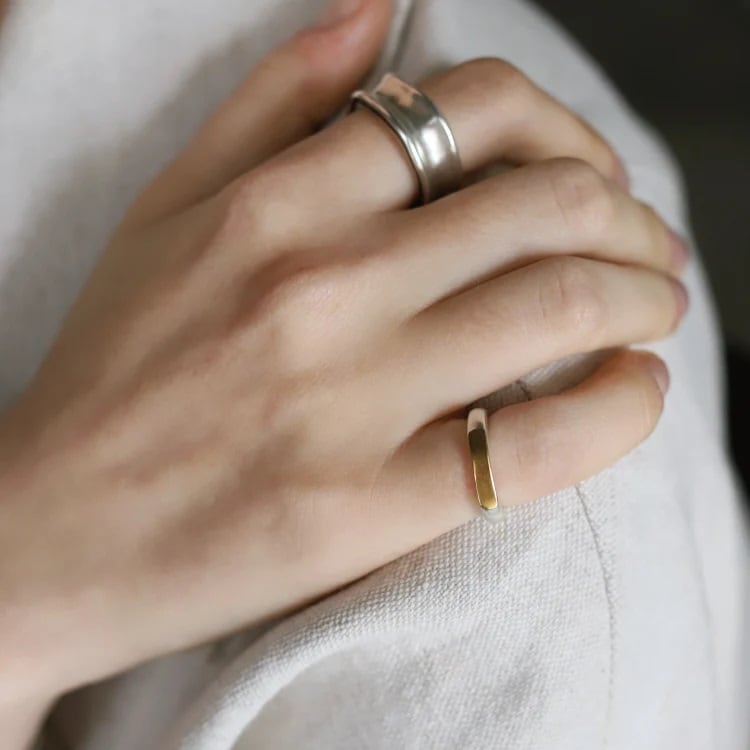 TEN.(テン) プレイナーリング MIX (9~21号) | サウスオレンジ｜メンズ