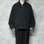 fake suede jacket black