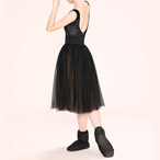 ベルベット Vネック レオタード 2色展開 L1308