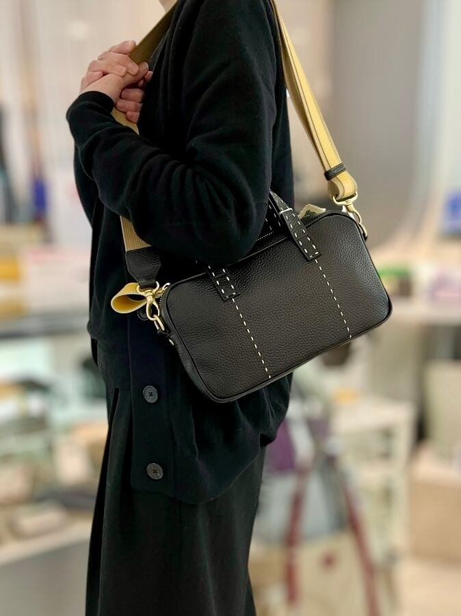 DEUX MILLE ドゥミル 2wayレザーミニボストン[BLACK] | arti