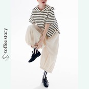 【2color】100％コットン ワイドバルーンパンツ P0004
