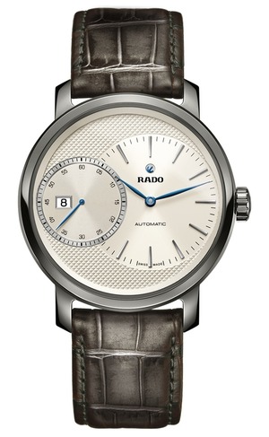【RADO ラドー】DiaMaster Automatic Grande Seconde ダイヤマスター グランドセコンド（グレー）／国内正規品 腕時計