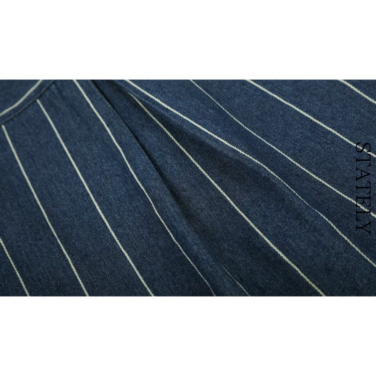 Vintage Stripe デニムシャツ_T42・画像8