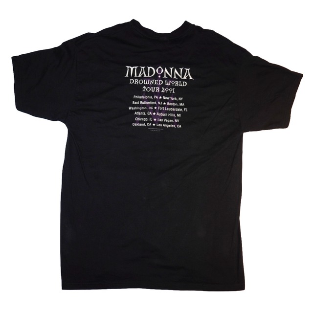 【L】Madonna 2001 Drowned World Concert Tour shirt