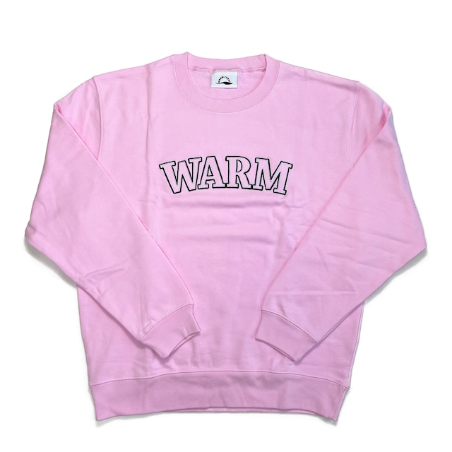 Embroidered logo sweatshirt "Light pink "【予約販売】［発送予定：入金確認後2〜4週後］