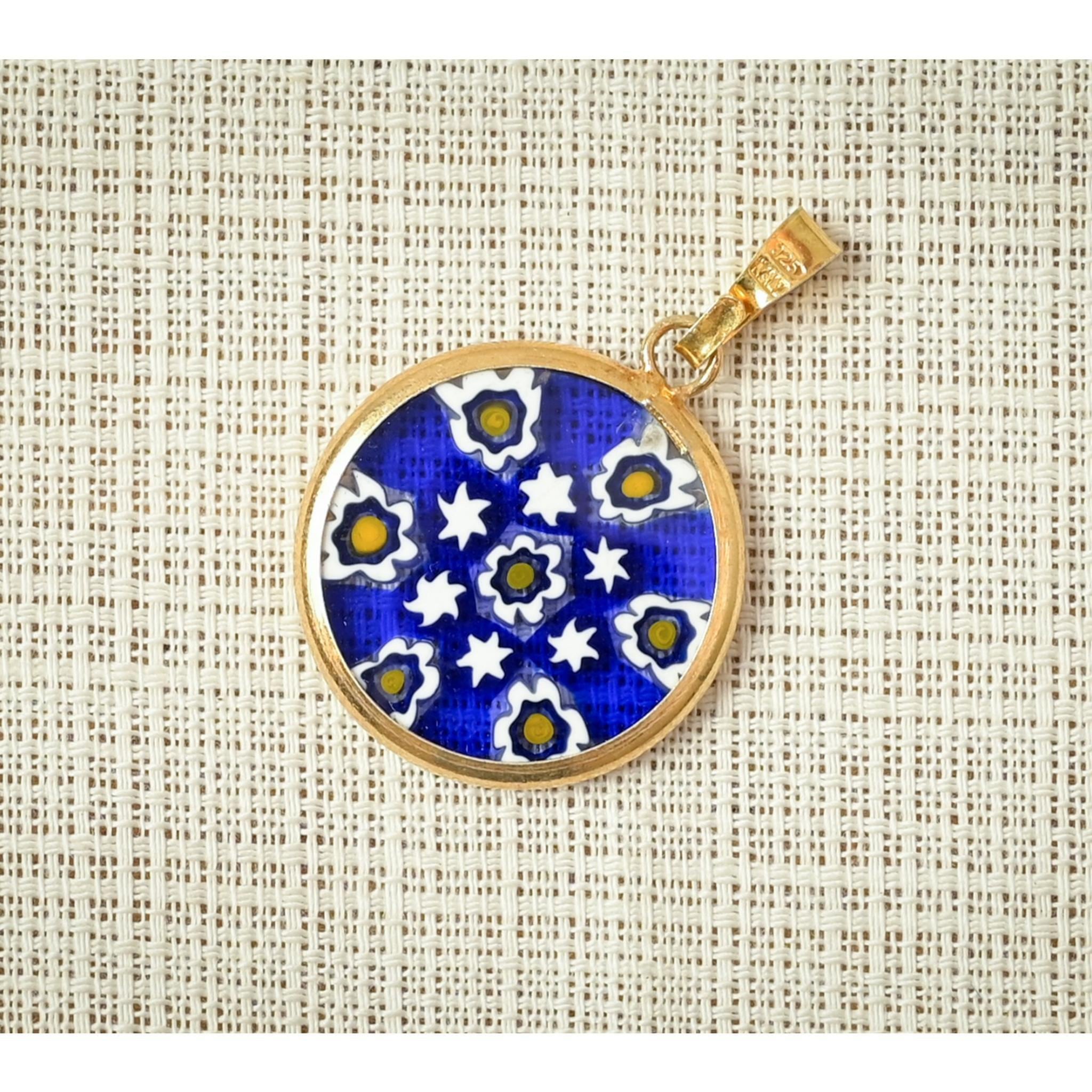 ベネチアンガラス ペンダントトップ ムリーナ | チェコガラスボタン