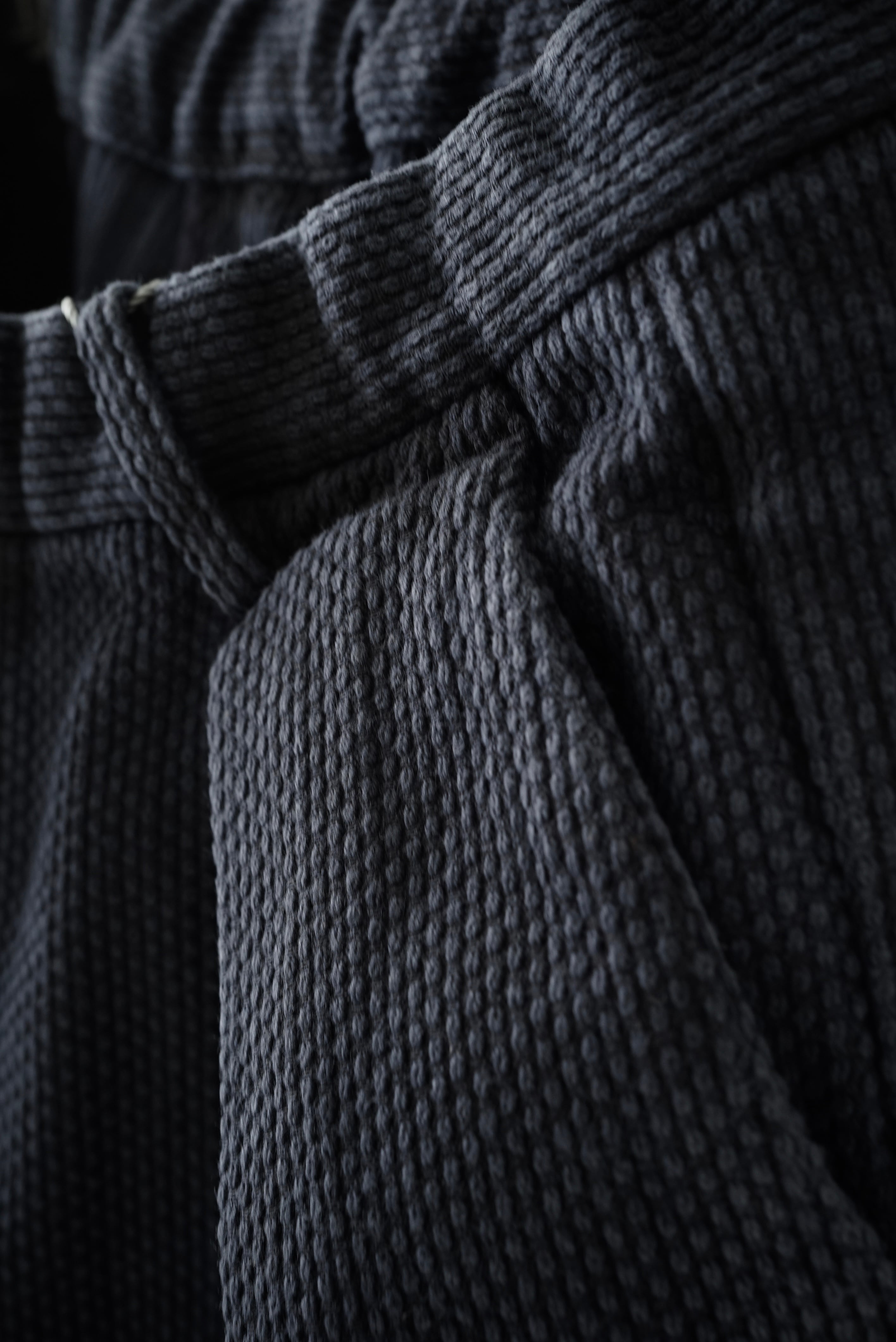 Sashiko / W-Tuck Pants (墨+INDIGO) | C O L I N A