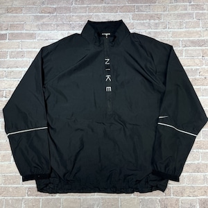 1990S NIKE H/Z NYLON JACKET LOGO BLACK