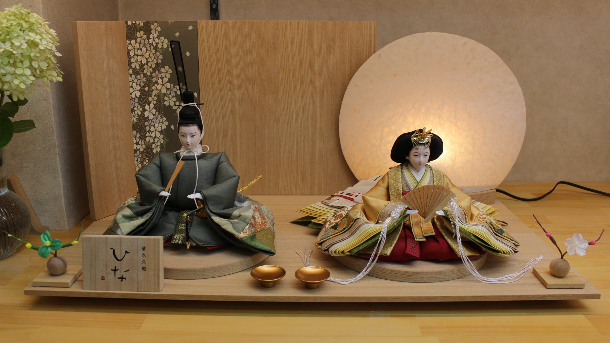 雛人形　　清水久遊さん作　有職雛 雛人形 清水久遊さん作 有職雛