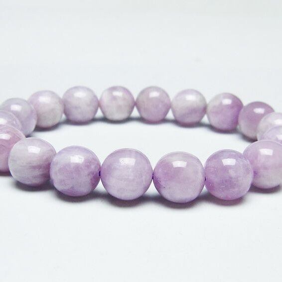 クンツァイト ブレスレット 11mm ミルキークンツァイト ブレス 一点物 メール便可 [M便 1/10] 111-46466