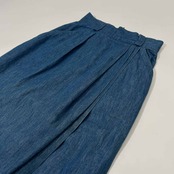 70s 80s USA製 L.L.Bean エルエルビーン ダンガリー デニム ロング タイト スカート /アメリカ製/ビンテージ