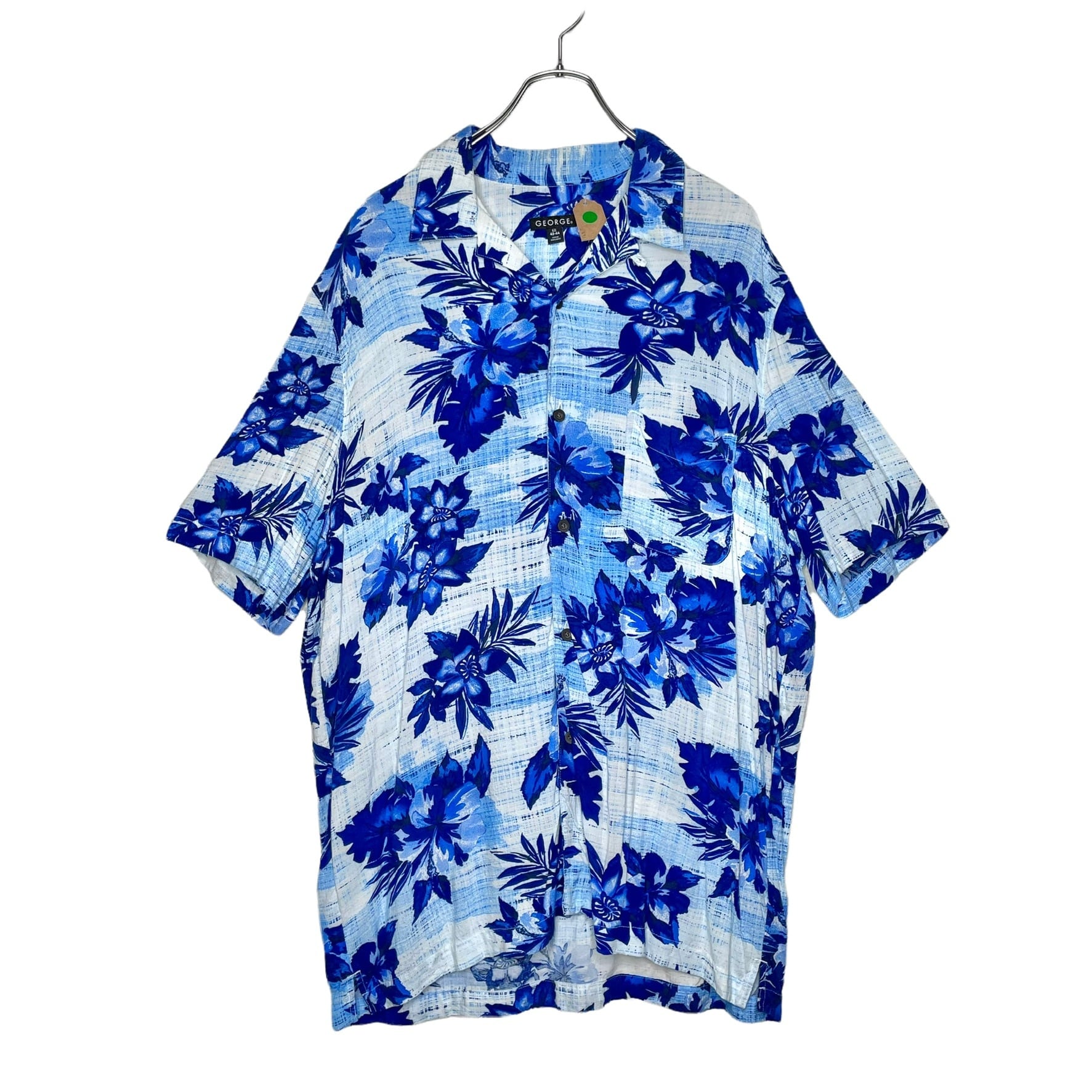 GEORGE 半袖シャツ L（XL相当） 総柄 アロハ | 古着屋OLDGREEN