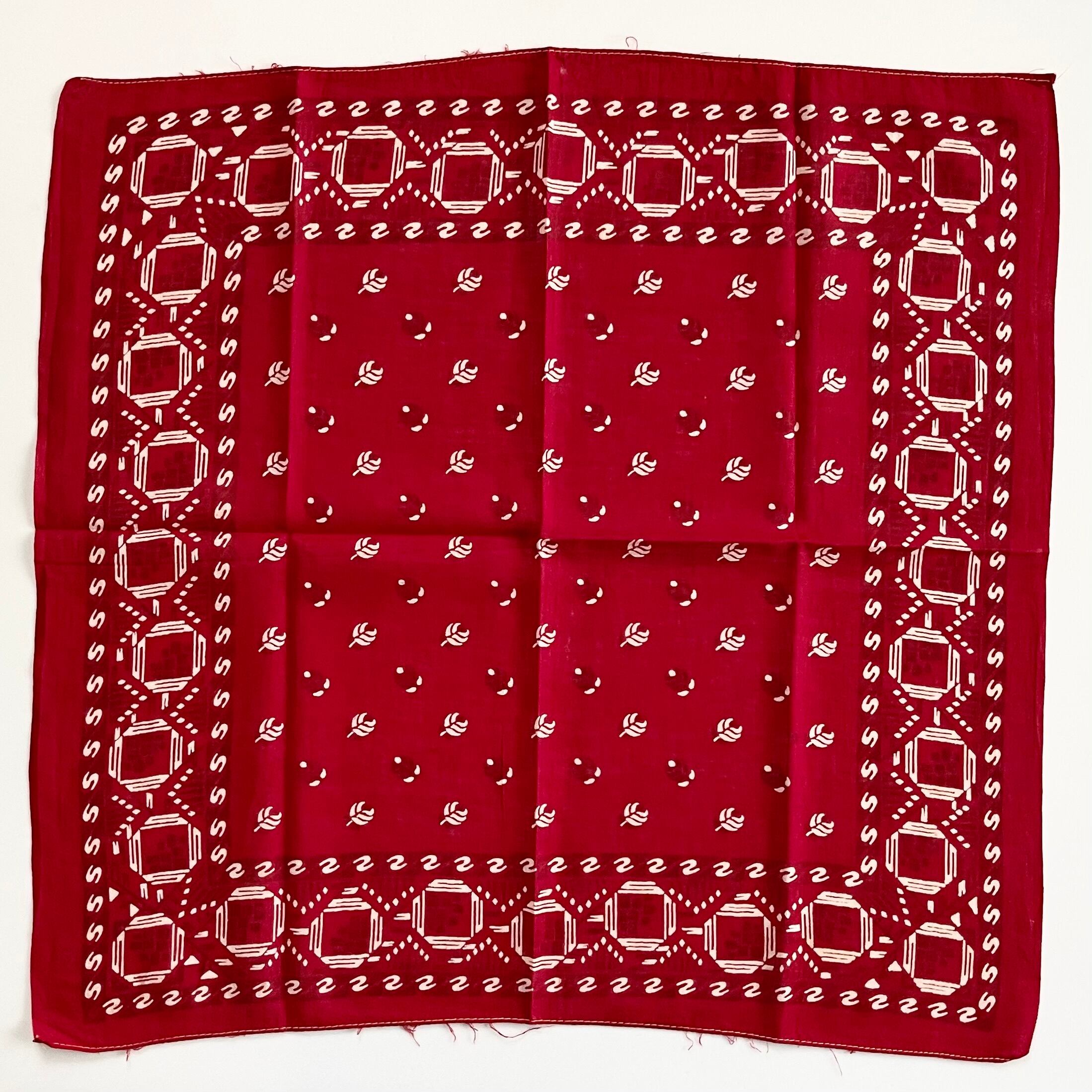 30s 40s Lee 両耳 バンダナ ビンテージ 30s 40s Lee 両耳 バンダナ ビンテージ ターコイズブルー】1980~90s