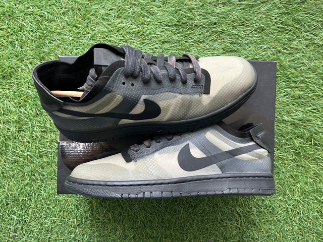 NIKE × COMME des GARCONS W DUNK LOW BLACK CLER BLACK CZ2675-002 27cm 97465
