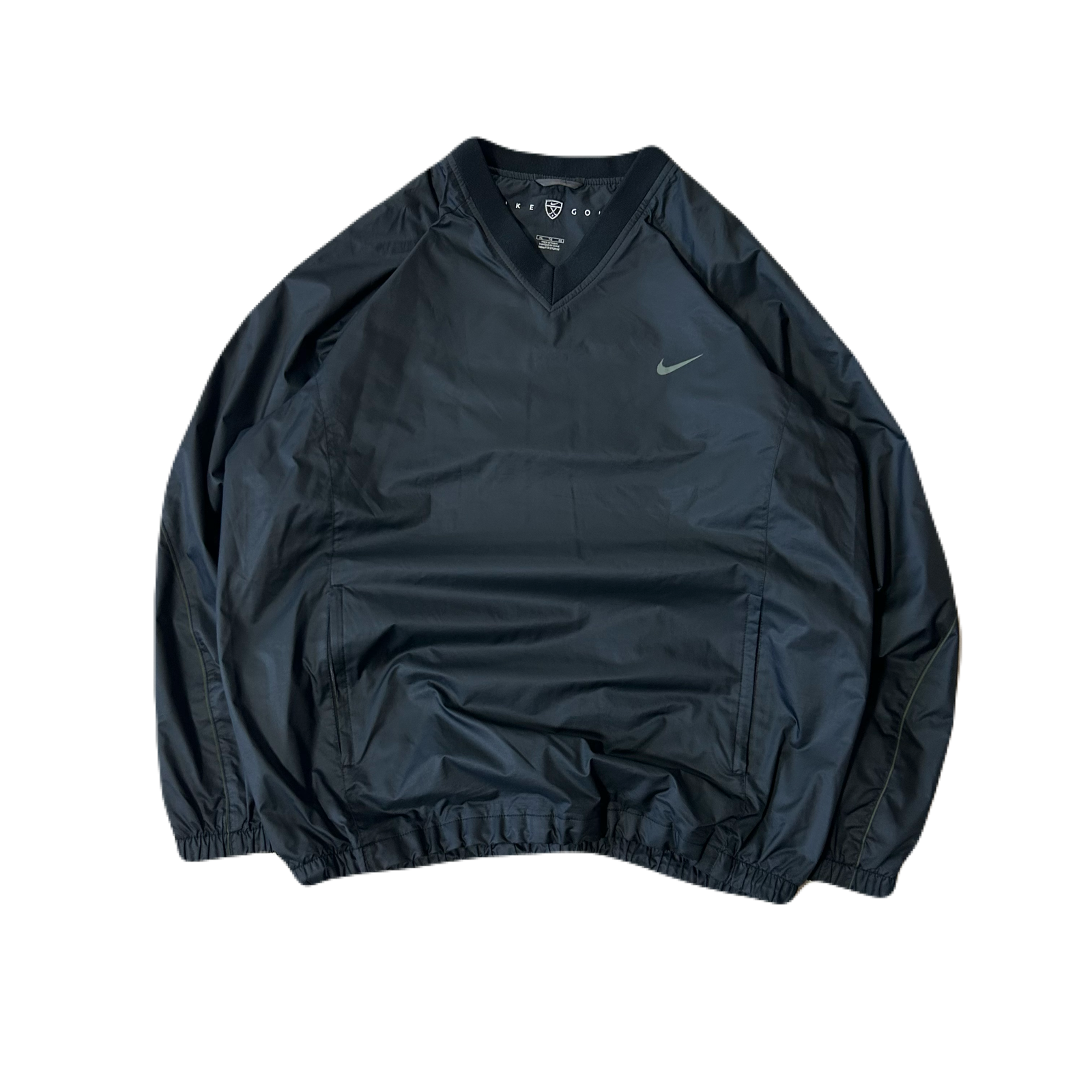 着画あり】00s NIKE GOLF ナイロンプルオーバー ドローコード archive