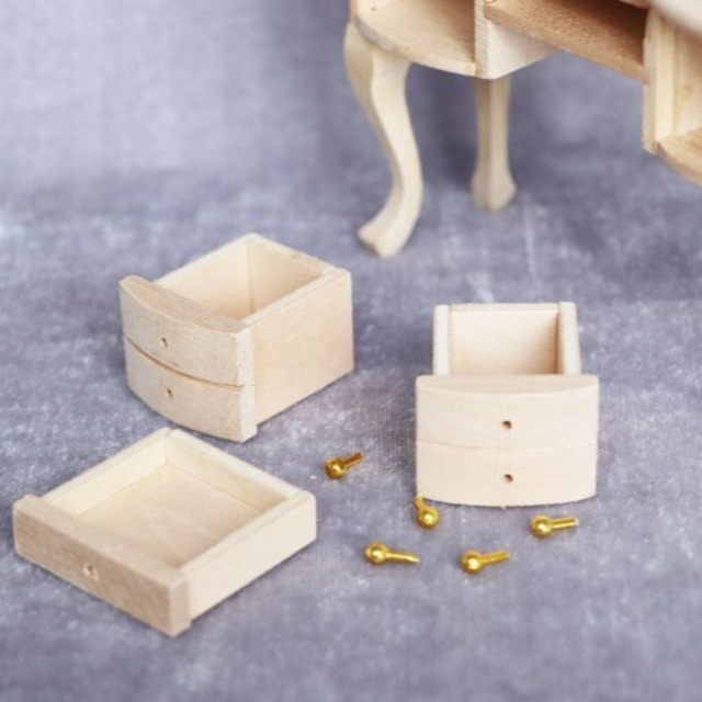 020-30204　ミニチュア家具　cabinet&shelf　コンソールキャビネット