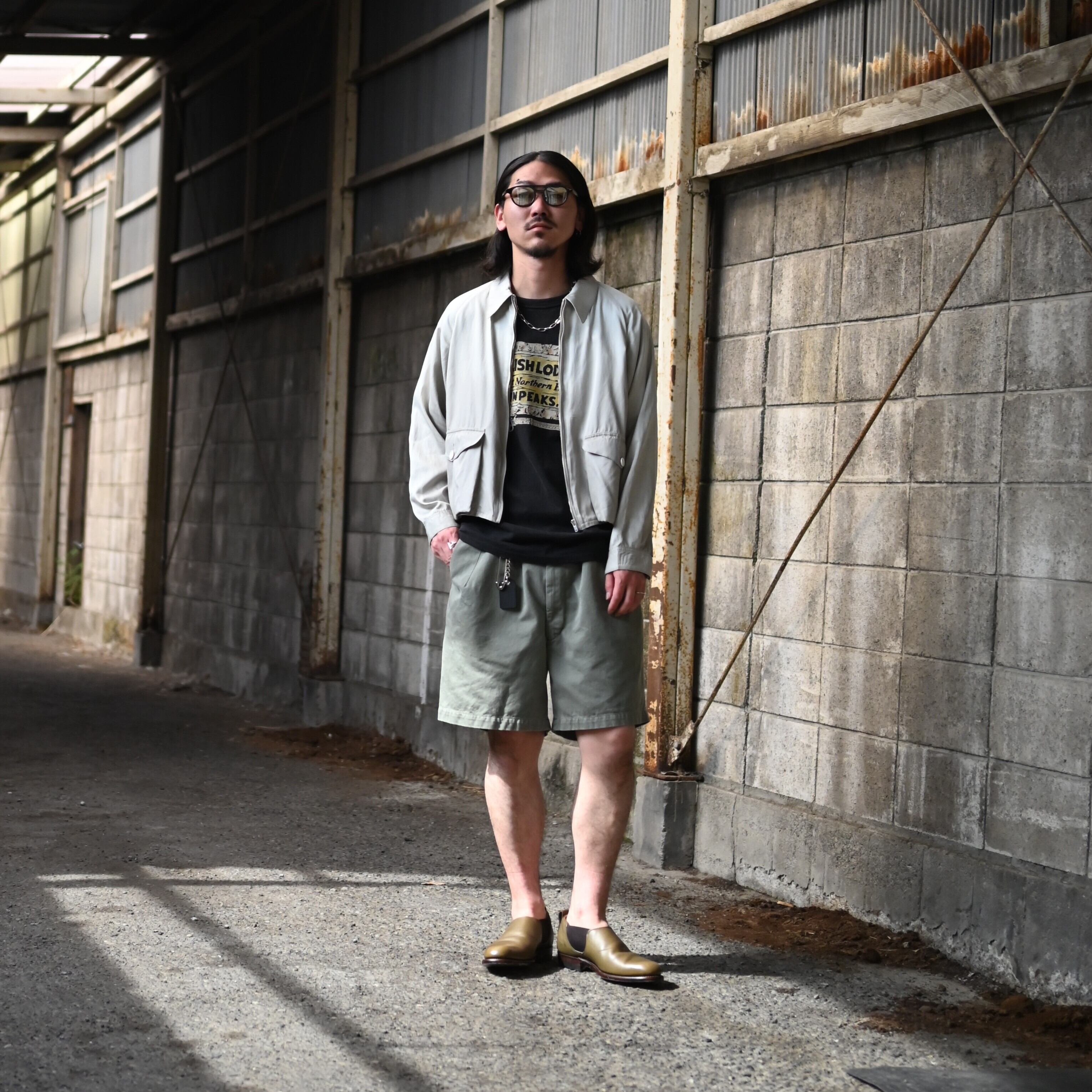 BOWWOW / US ARMY CHINO SHORTS AGED | GANKO