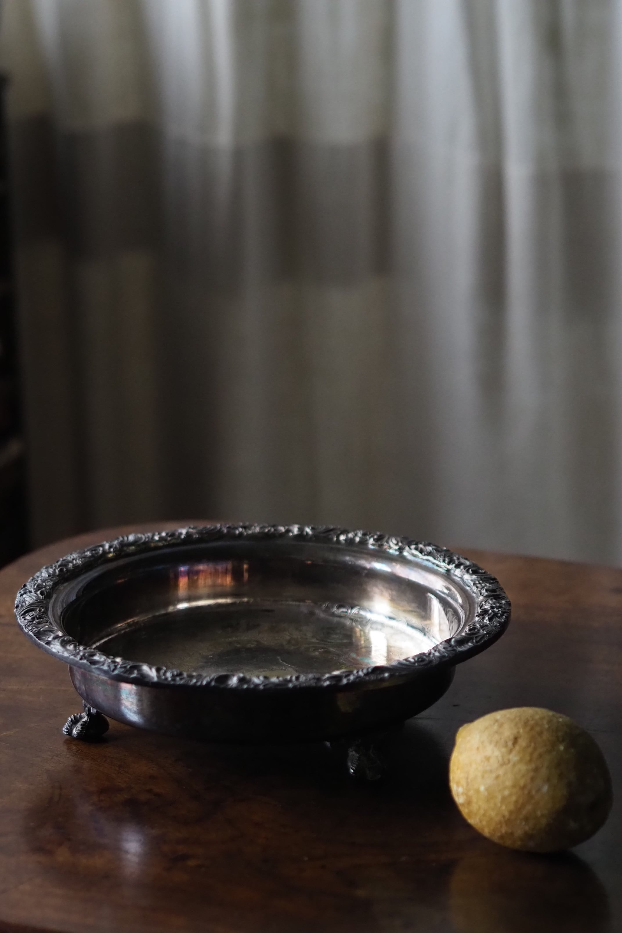 英国 ヴィンテージ シルバープレート製 ジャージージャグ ジャージー イギリス シルバープレートの丸いジャグ-antique silver plated jug