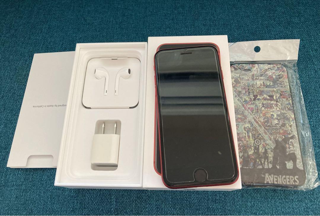 iPhoneSE2 付属品未使用　レッド　SIMフリー　64