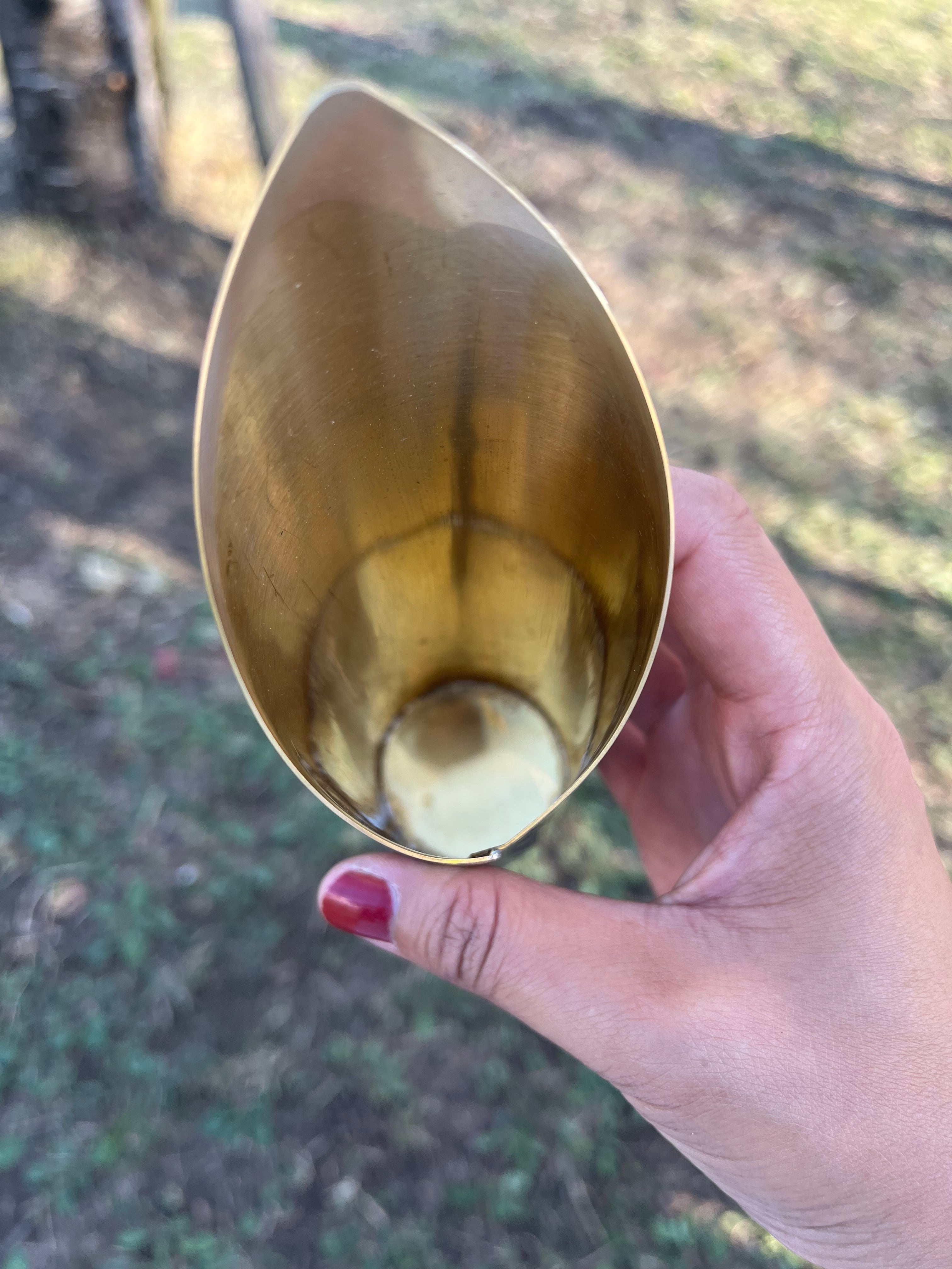 真鍮土入れ Mサイズ シャベル 小野銅工店 | plants MARU ーサボテン