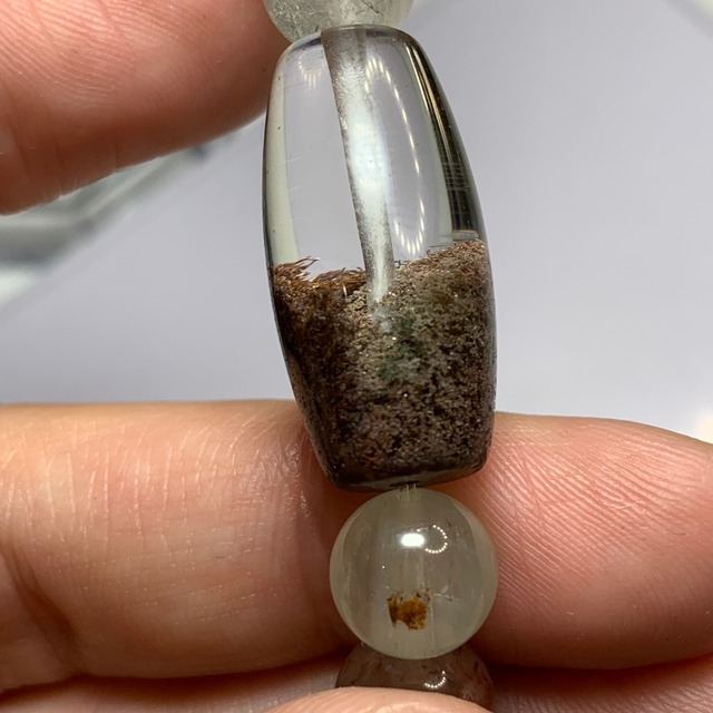 ミックスクォーツ×ガーデンクォーツ・デザインブレスレット