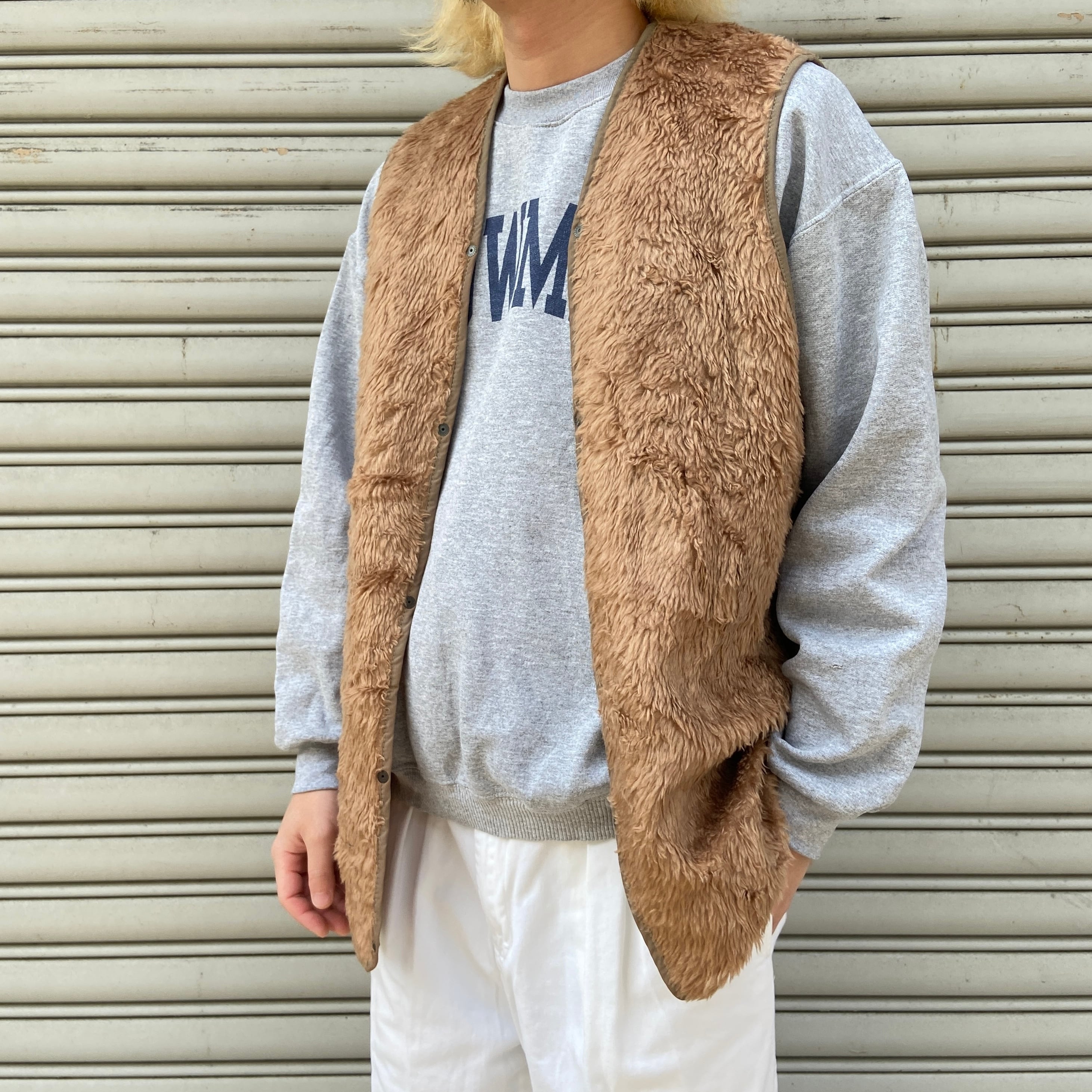 70s Carhartt ダックベスト USA製 裏ボアXL スコービルジップ 70s Carhartt ダックベスト USA製 裏ボアXL スコービルジップ