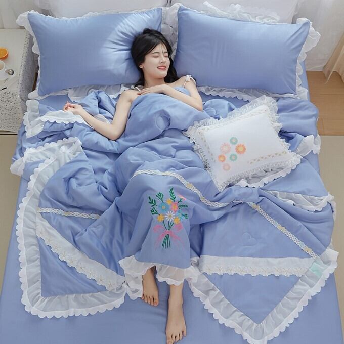 ベッドスプレッド 3点セット エレガント柄 海外クイーンサイズ　Ⓣ ベッドスプレッド 3点セット エレガント柄 海外クイーンサイズ