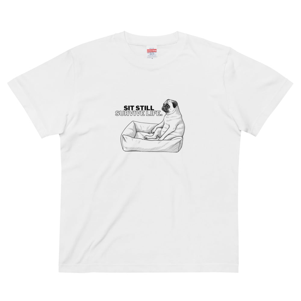 「じっと座っていれば、人生なんとかなる」Tee