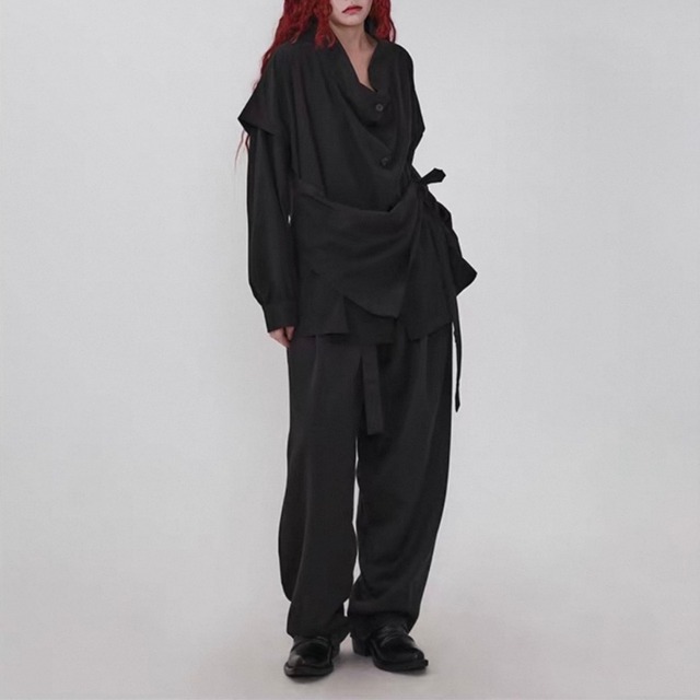 Drape wrap design top C1444