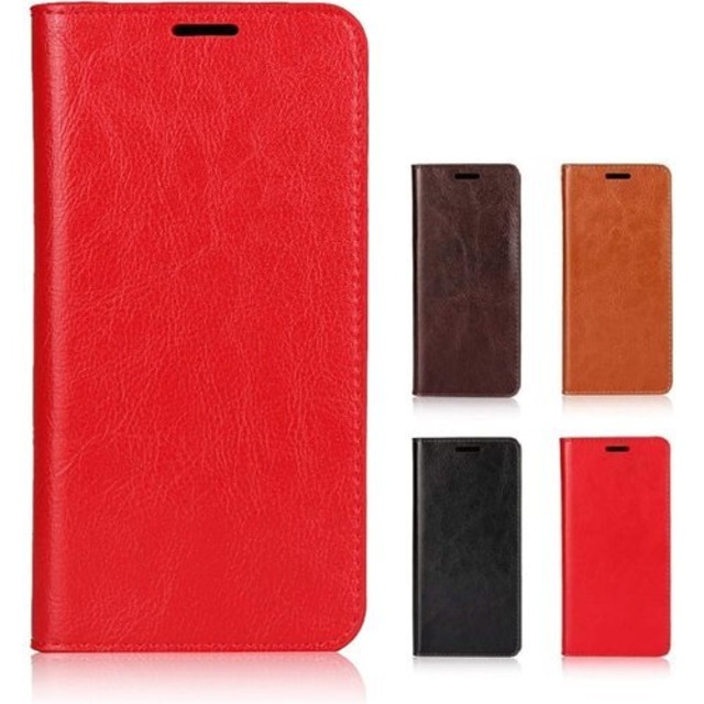 Pelanty For Sharp AQUOS Wish/Wish 2 ケース手帳型 AQUOS Wish SHG06 A104SH SH-M20 携帯カバー 手作り 本革レザー AQUOS wish2 A204SH SH-51C 財布型カバー カード収納 スタンド機能 耐衝撃 マグネット無し 開閉ベルト無し シャップ アクオスWish/ アクオスWish2 スマホケース レッド 1533