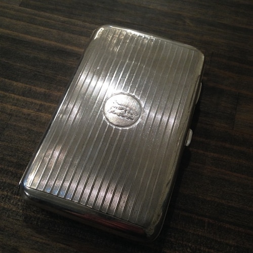Antique UK Sterling Silver Cigar Case