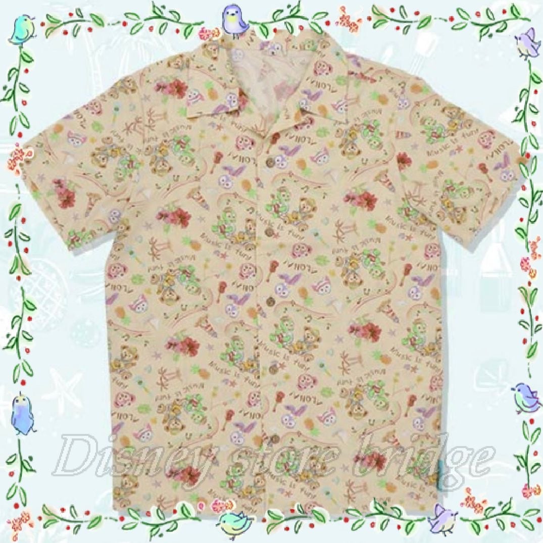 アロハシャツ ダッフィー サニーファン ダッフィー&フレンズ ディズニーシー 公式 ダッフィー サニーファン2021 グッズ 夏のイベント