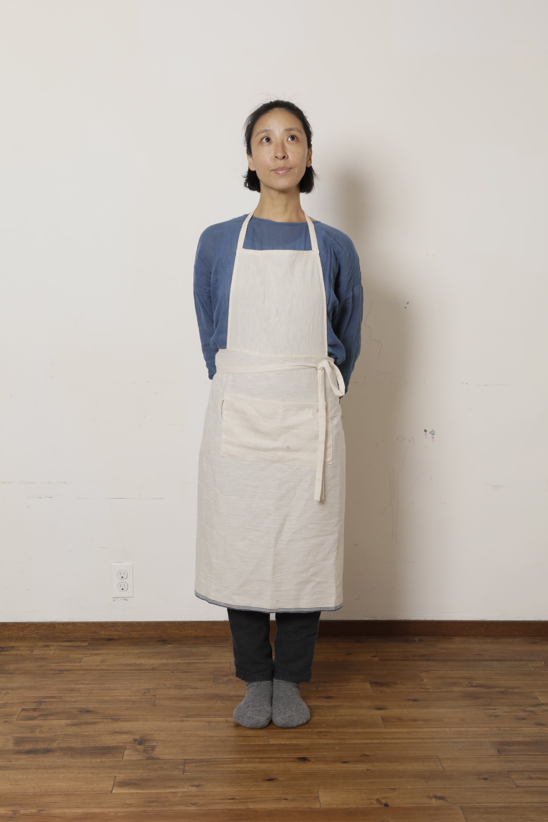 Suno & Morrison / オーガニックコットンカディエプロン〈natural