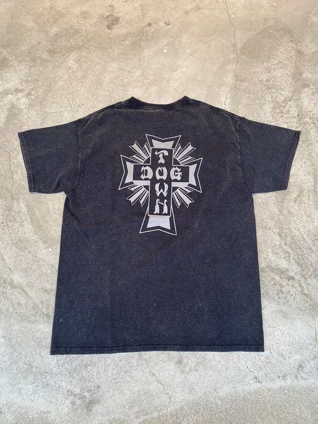 DOG TOWN / CROSS LOGO SS VINTAGE T SHIRT