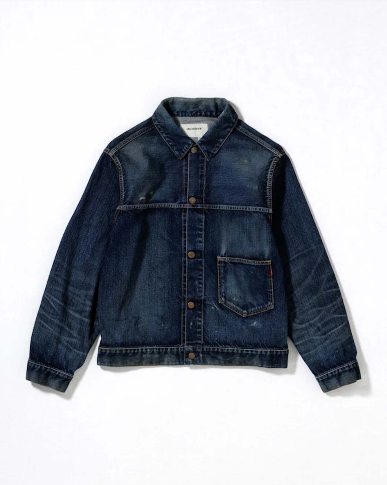 【 ANACHRONORM 】DAMAGED DENIM JACKET
