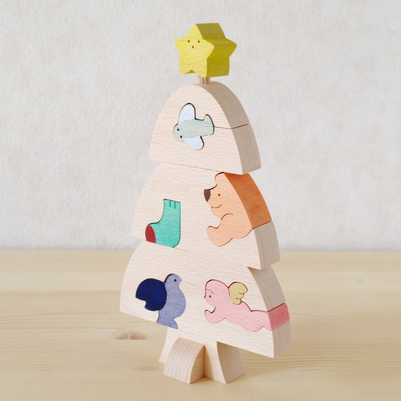 小黒三郎 エンゼルクリスマスツリー | 木のおもちゃ専門店 おもちゃ箱