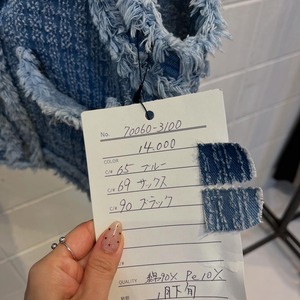 ガレナ GARENA ツィードライクデニムベスト