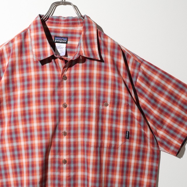 極美品 L 05年 M’s Ombre Shirt 黒タブ Patagonia パタゴニア オンブレシャツ