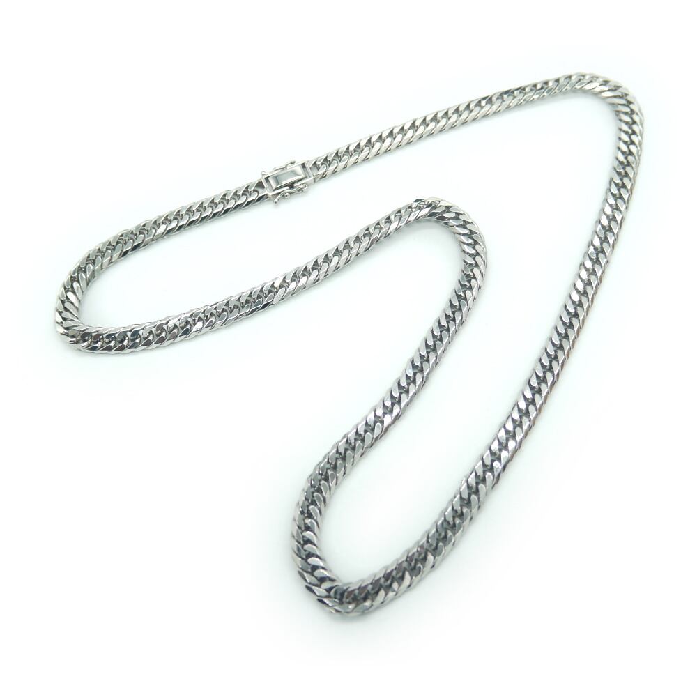 121g Pt900 喜平6面ダブルネックレス プラチナ ネックレス 121g Pt900 喜平6面ダブルネックレス プラチナ ネックレス