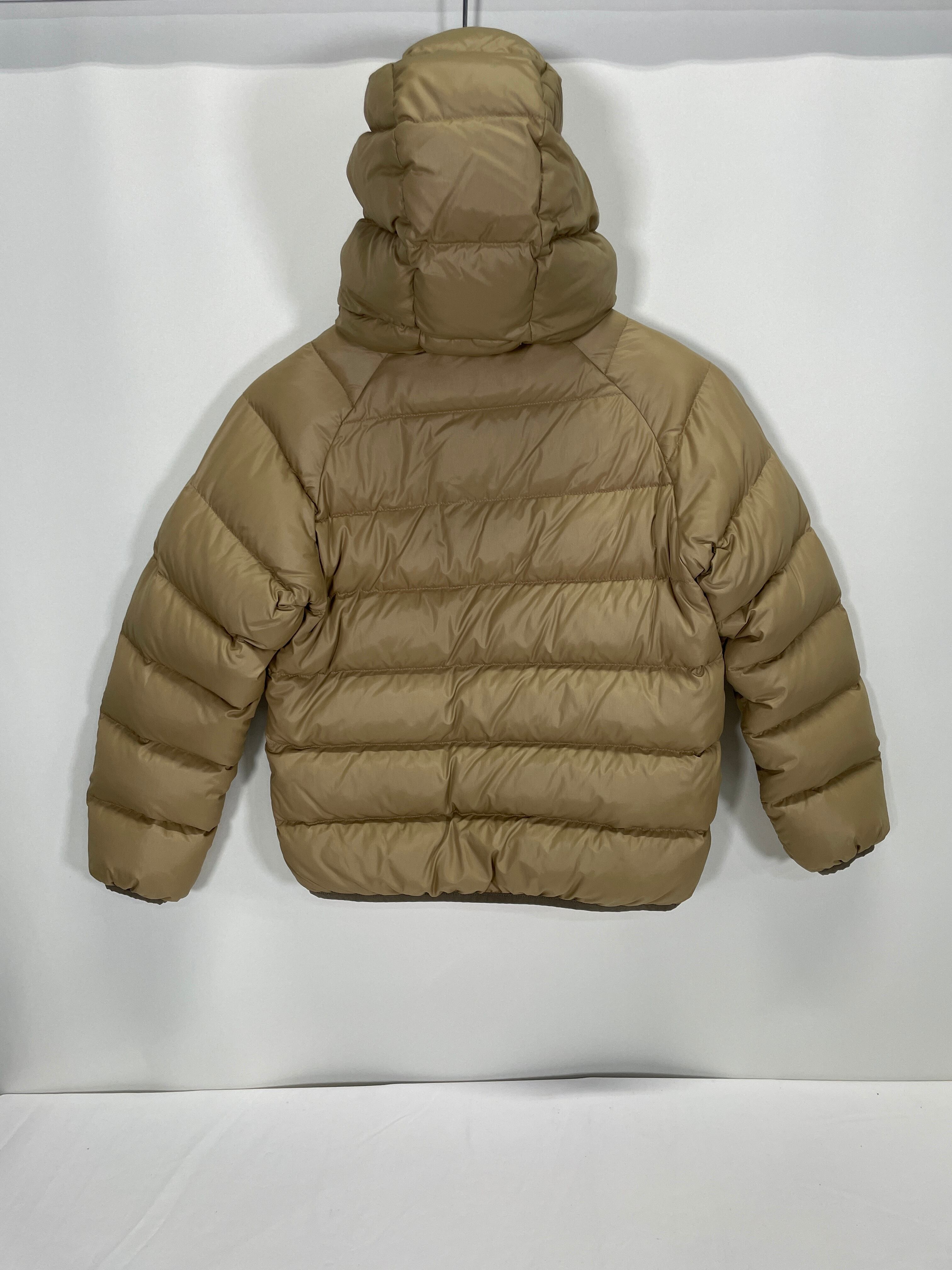 【美品】モンベル ネージュダウンパーカ 150cm ブラウンサンド B-0413 150サイズ【mont bell / モンベル】ダウン：ネージュダウン