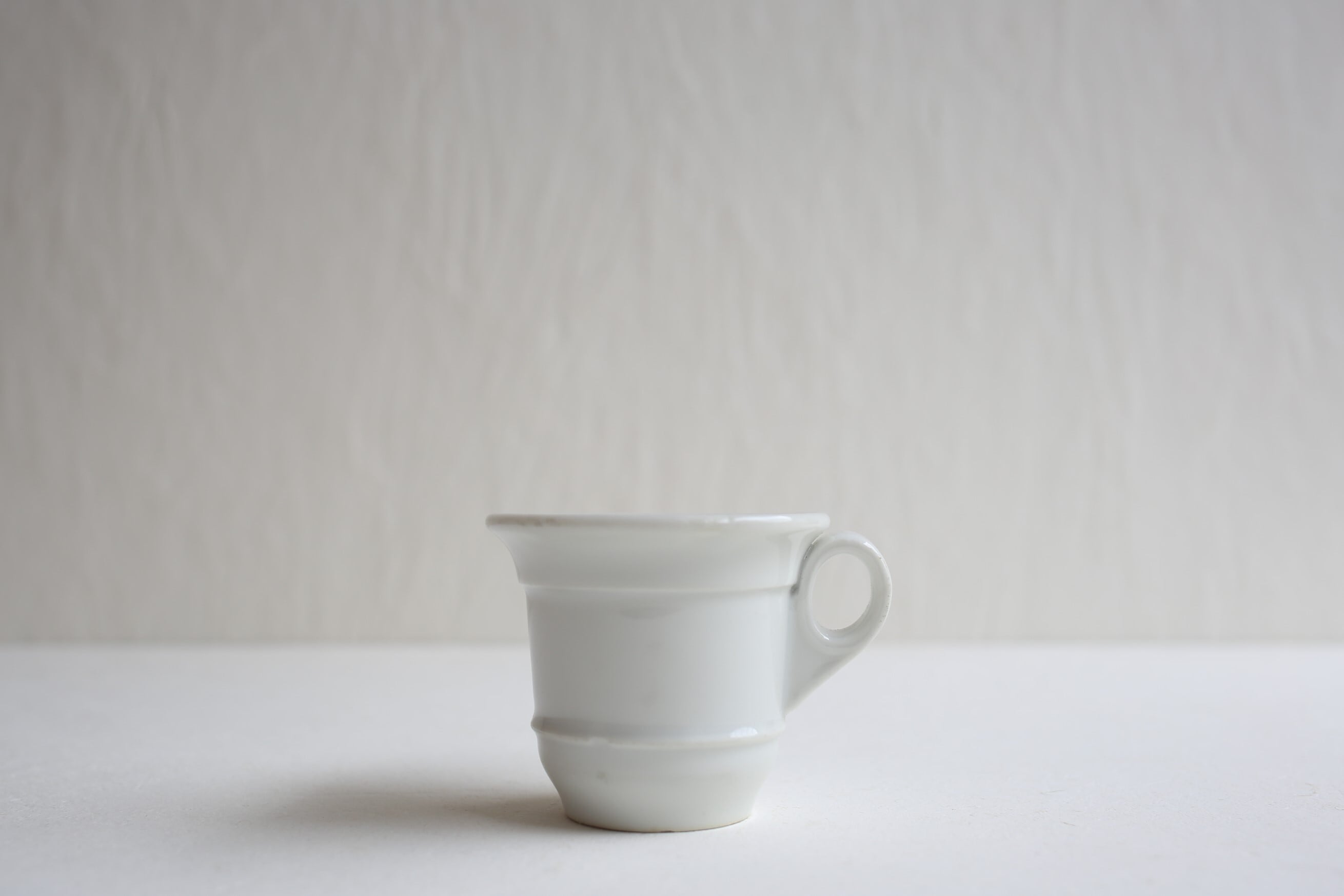 フランス アンティーク ヴィンテージ ブリュロ brûlot カップ 白無地 N-04059