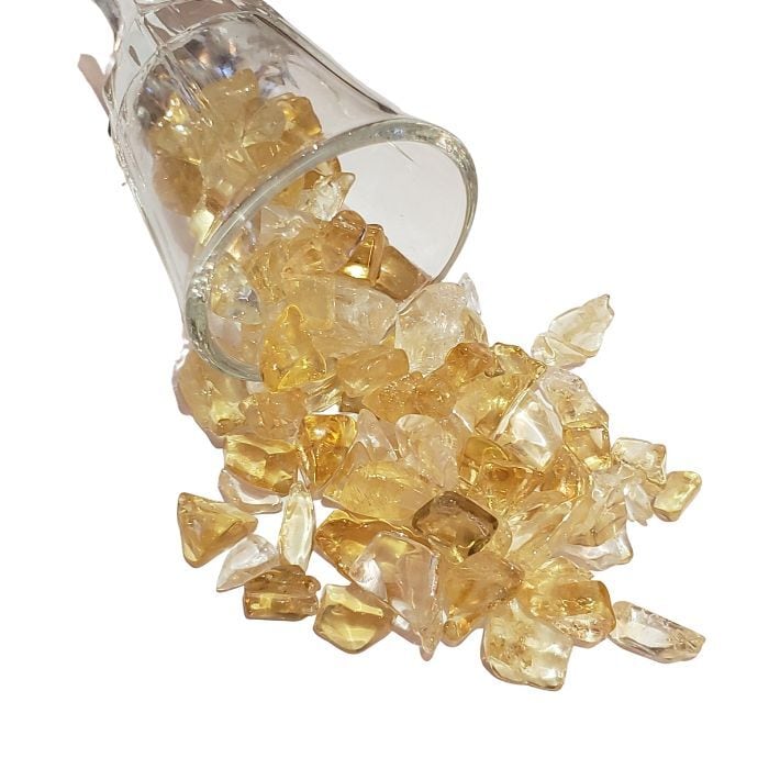 天然石 浄化 さざれ石 シトリン 20g パワーストーン 極小 金運 開運 幸運 ご縁を引き寄せる お守り メール便 送料無料 11月の誕生石 誕生日プレゼント ギフト