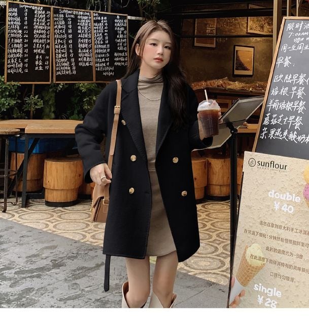 ウールコートレディース ショートコート レディース カジュアル