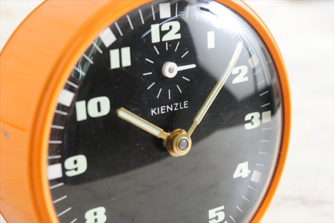 ドイツ製 ヴィンテージ KIENZLE 手巻き 目覚まし時計 キンツレー 