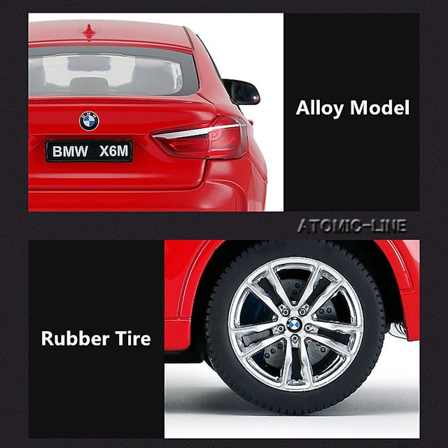BMW X6M 1/24 ミニカー 全3色 合金モデル 模型 ジオラマ