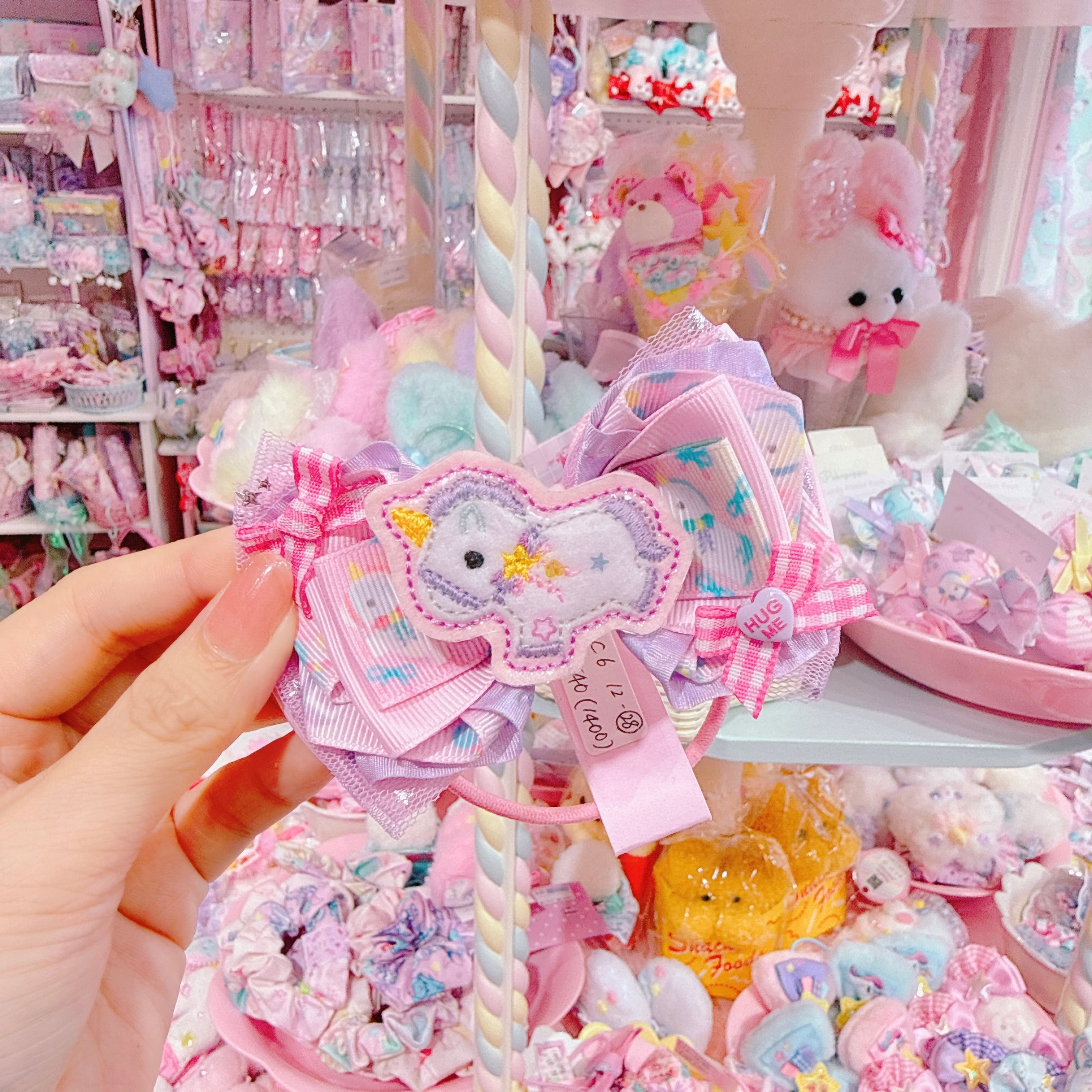 【C6】12-28ユニコーンヘアゴム