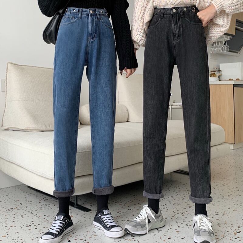 ベルベットハイウェストウェストパンツ ルーズクロップドスプリング 春物 アジャスタブル YY-ファッション14161526924