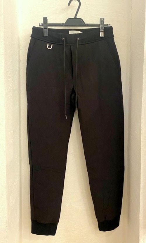 Quilting Rib Pants　Black